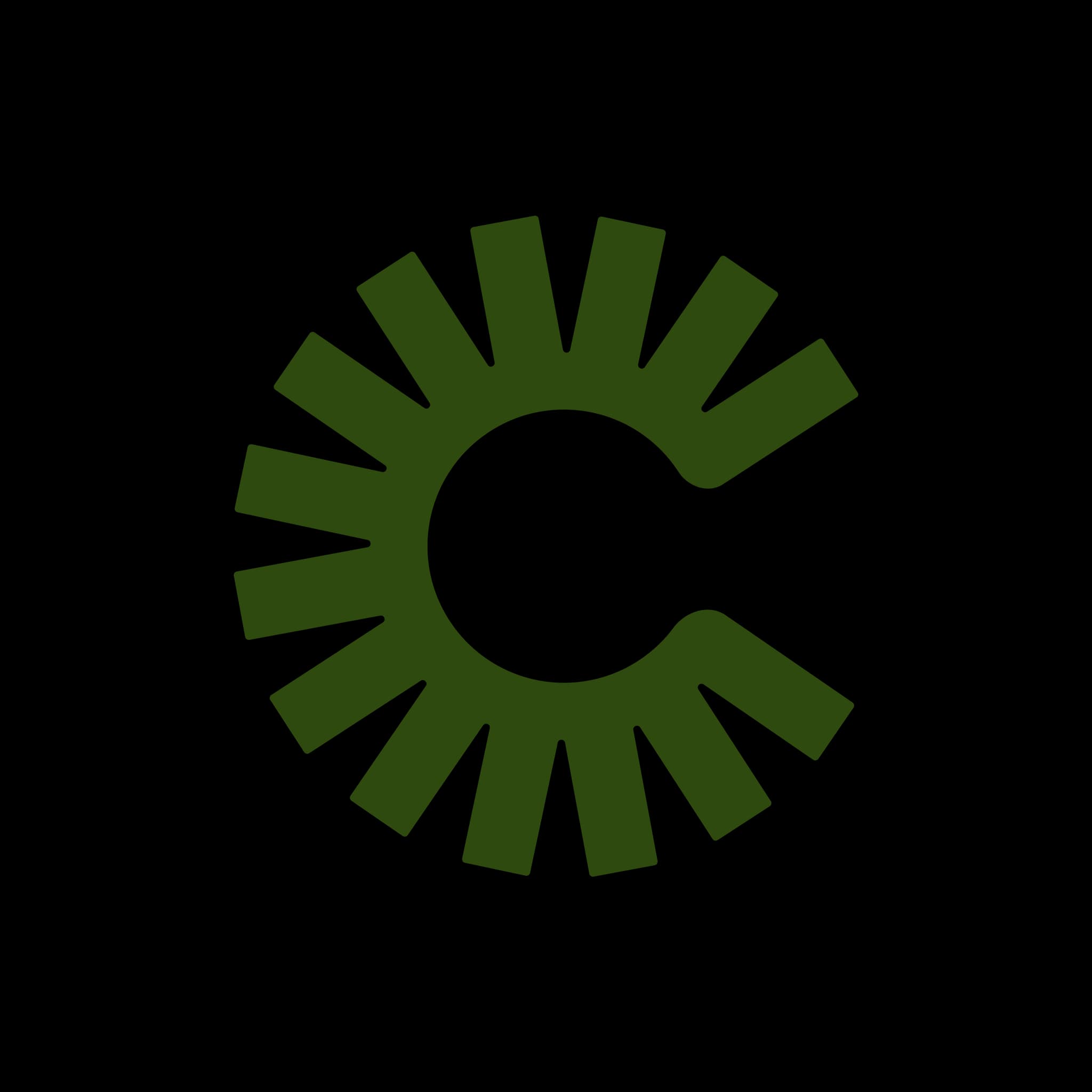 Mark Only, CDA Logo, Dark Lime.png